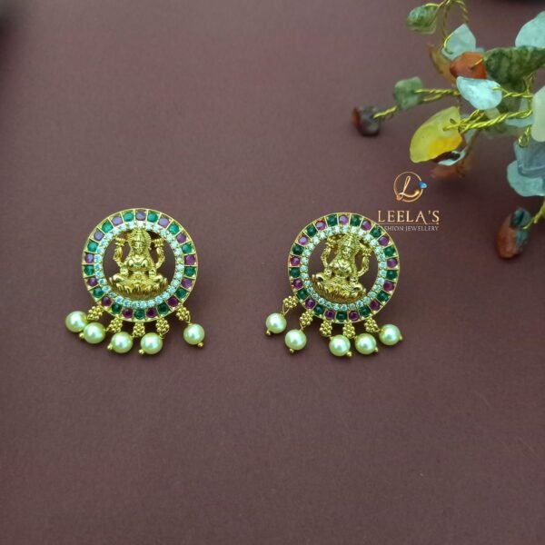 Premium Antique Finish Gaja Lakshmi Choker CH309 - Image 3
