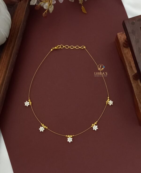 Diamond look alike Invisible Necklace NC920