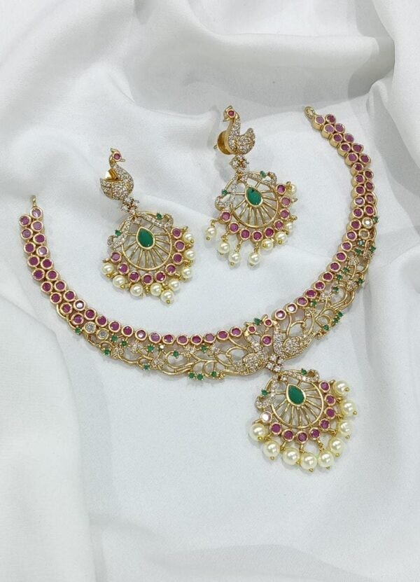 Kanya Wonderful Peacock Necklace NC934 - Image 3