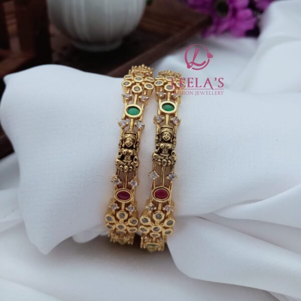 Premium Antique Finish Padma Lakshmi Bangle BG233