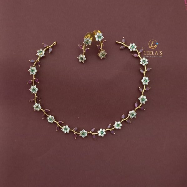 Mayuri Simple AD Necklace NC987