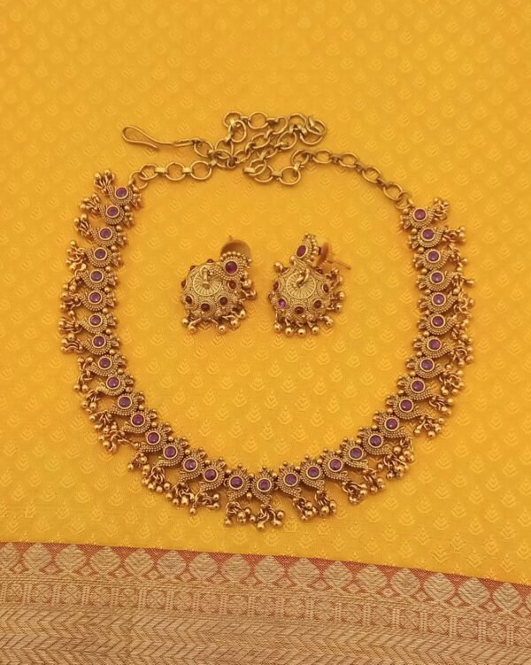 Premium Antique Finish Mythili Necklace NC988