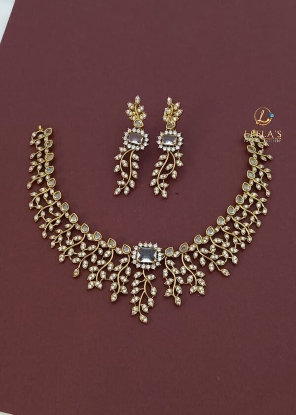 Chandhni Diamond Necklace NC9105 White