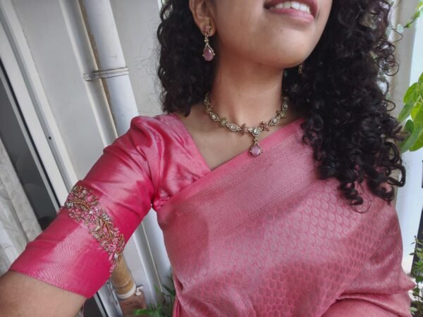 Dishitha Pink Victorian Necklace NC9106