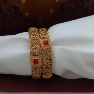 Aarna Antique Finish Bangles (2 Bangles) BG248