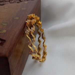 Charvi Antique Finish Bangles ( 2 bangles) BG255