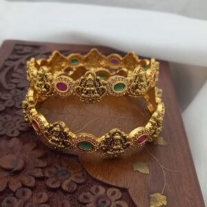 Aaradhya Antique Finish Bangles ( 2 bangles ) BG258