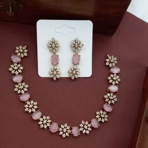 Ayra Gorgeous Necklace Pink NC9110