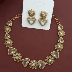 Bipasha Party Necklace White NC9122