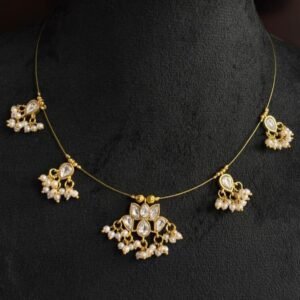 Cute Jadau Tamara Invisible Necklace NC9139