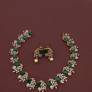 Aria diamond Necklace NC9159 Green