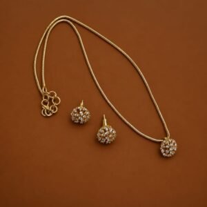 Jhanu pendent set with chain NC9166